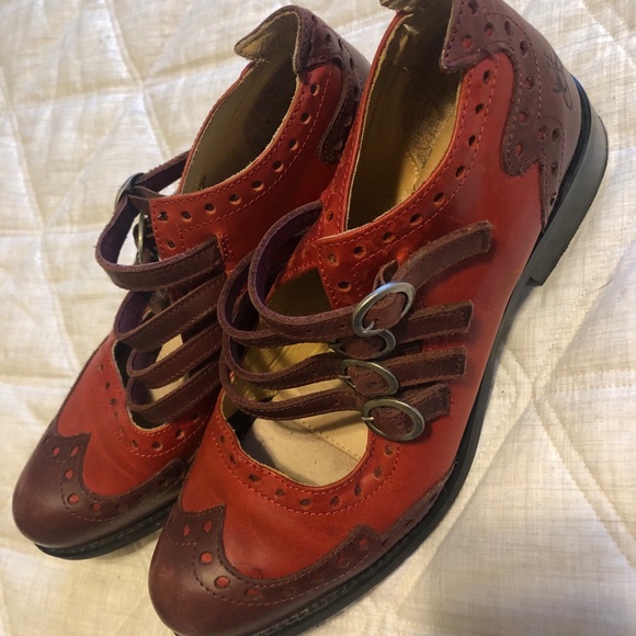 John Fluevog Shoes - Fluevog Adrian Alli Brogues - Designer, GUC!